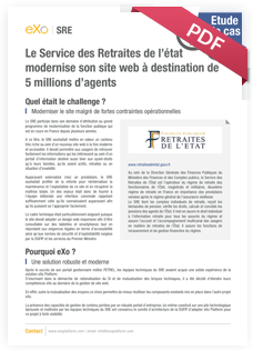 Etude de cas Service des Retraites de l’état